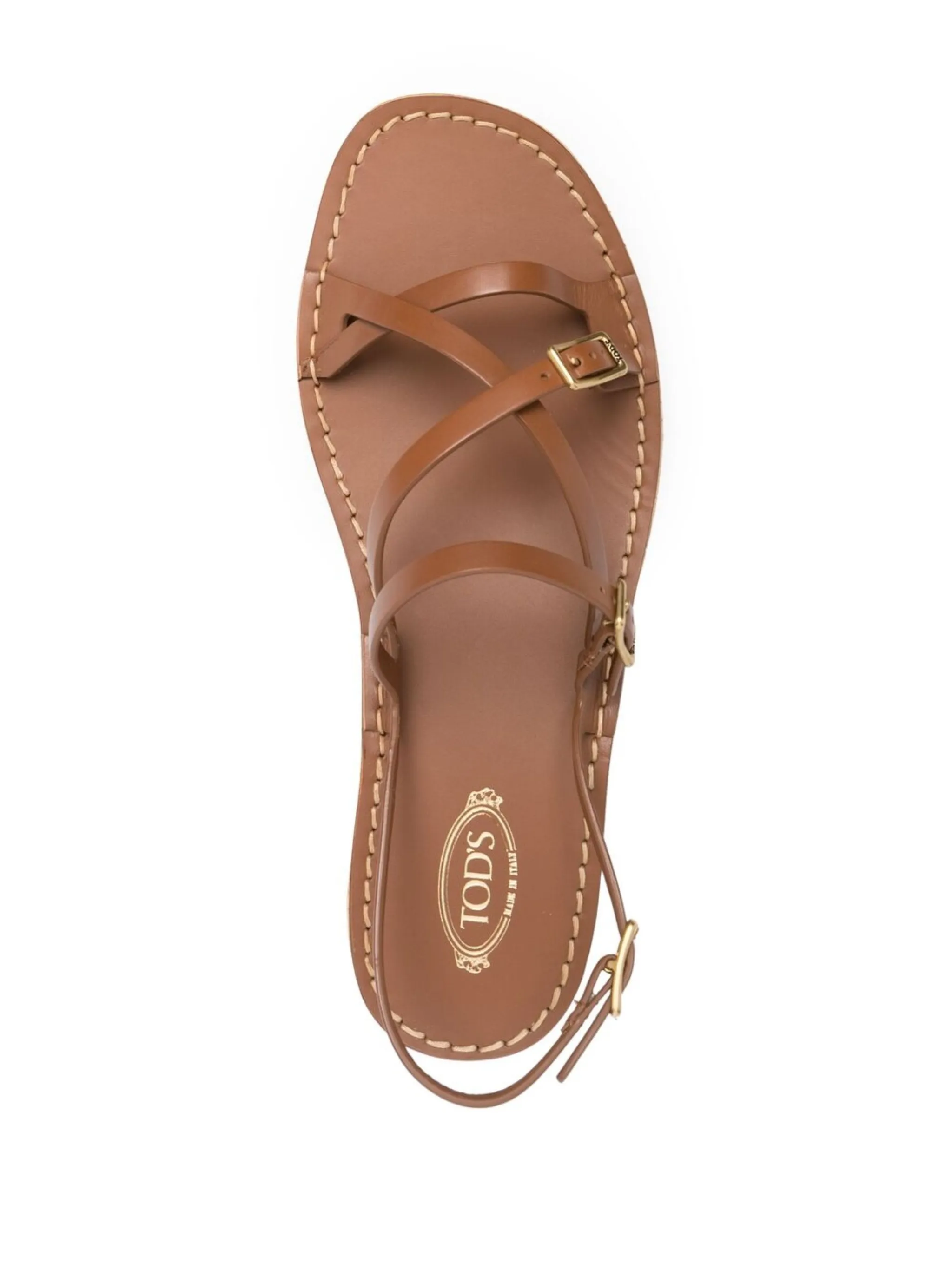 Сандалии на платформе Tod'S, коричневый — фото 4