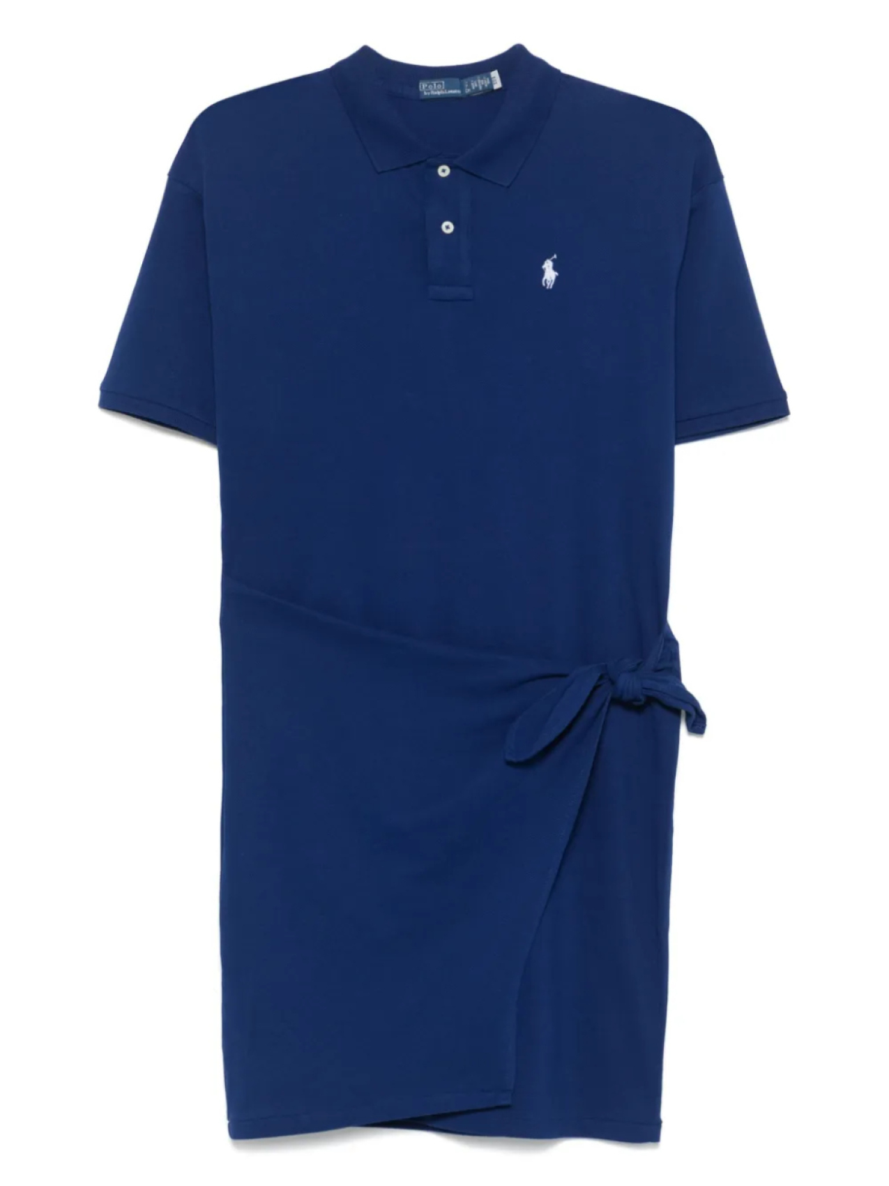 

Мини-платье с драпировкой Polo Ralph Lauren, синий