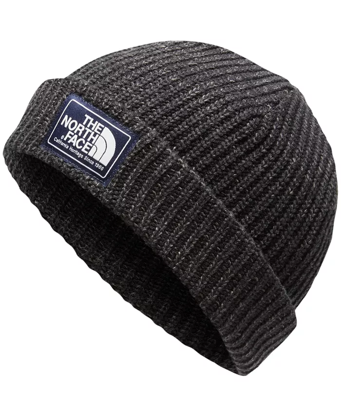 

Мужская вязаная шапка Salty с подкладкой The North Face, черный