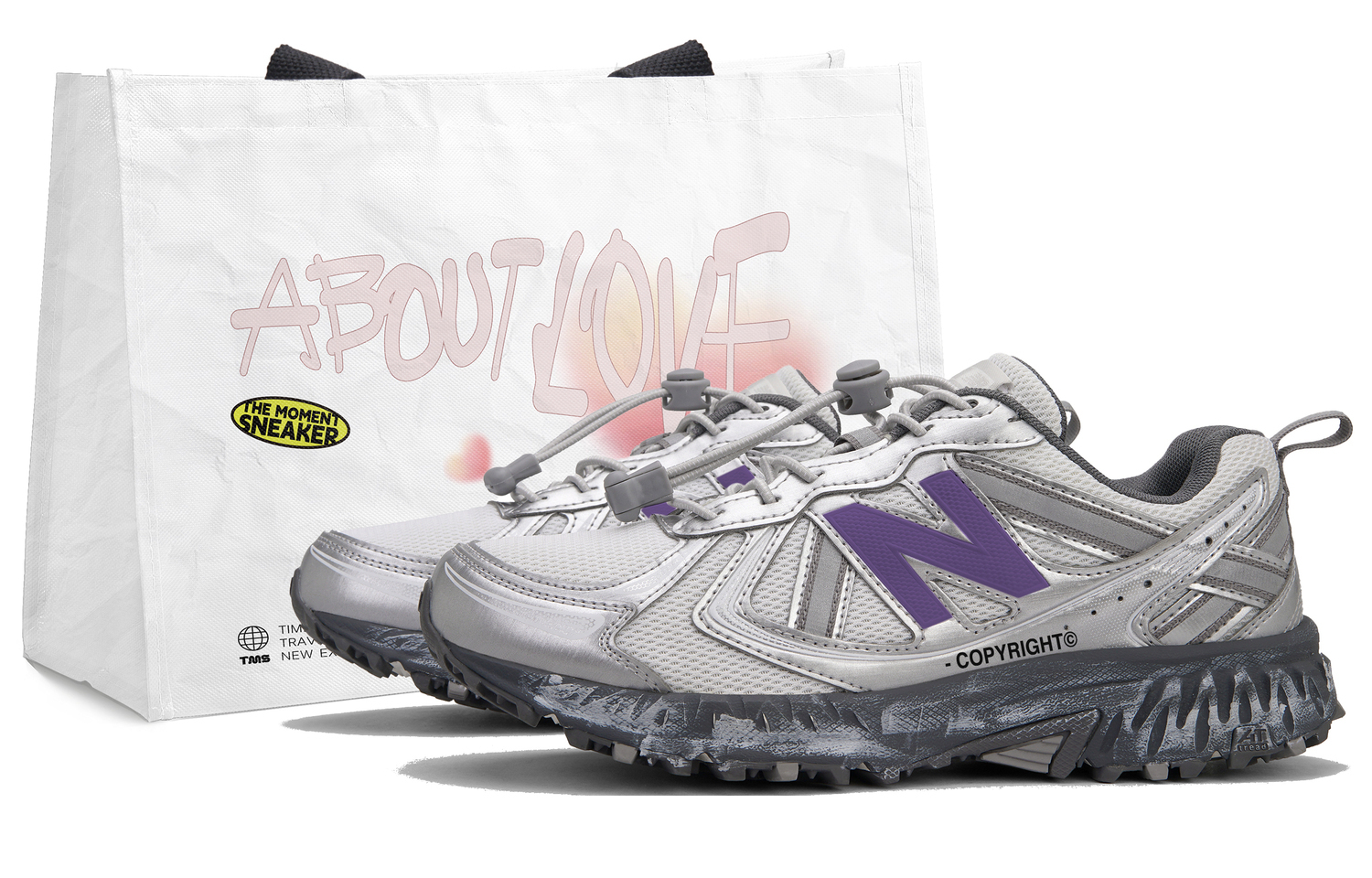 

New Balance Кроссовки для бега NB 410 V5 Low top Unisex Silver Purple