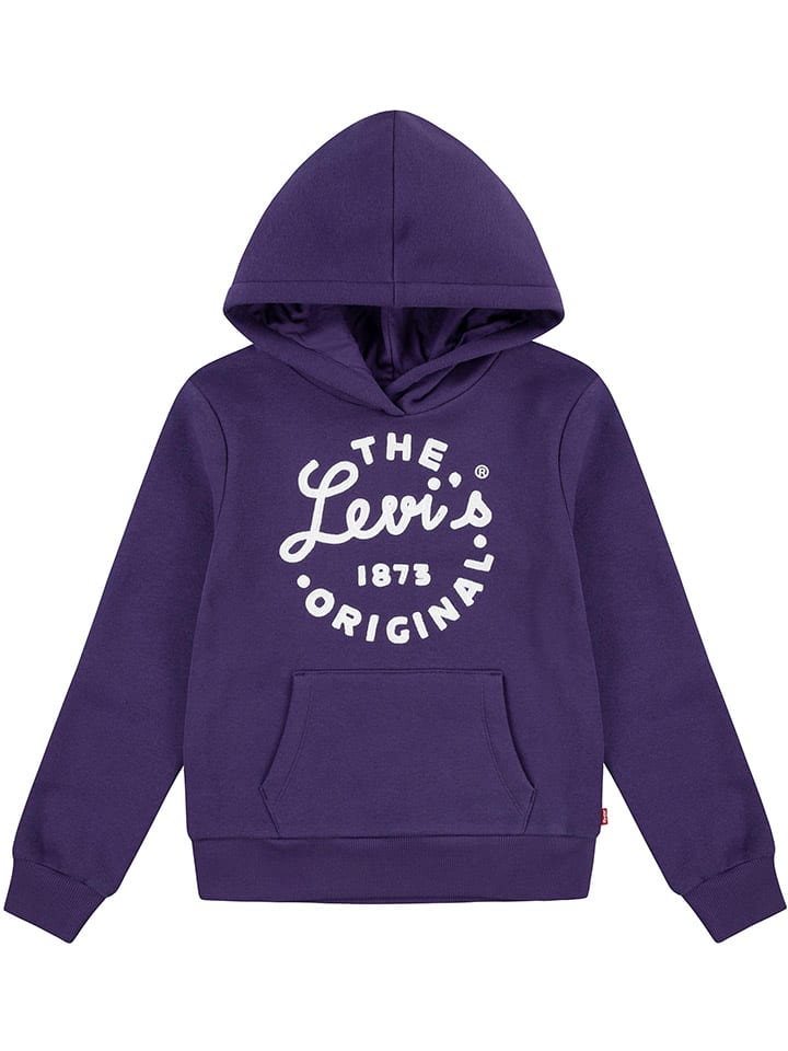 

Пуловер с капюшоном Levi's Kids, фиолетовый