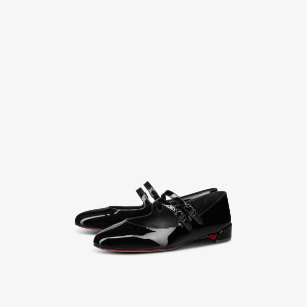Туфли Sweet Jane из лакированной кожи на каблуке Christian Louboutin, черный — фото 3