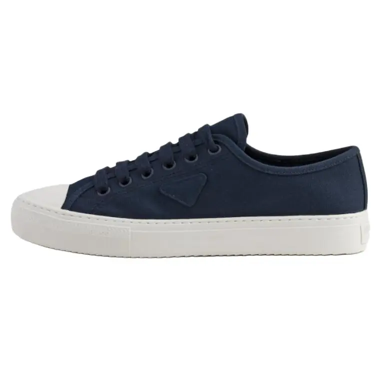 

Hemp Low Top Skateboard Shoes Men's Marine Blue PRADA