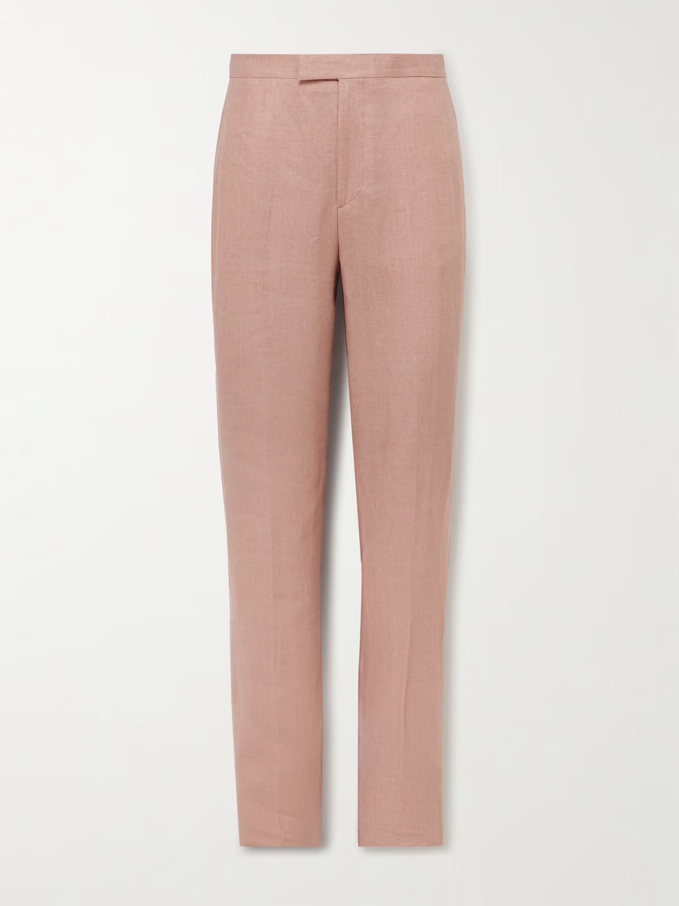 

Узкие льняные брюки для костюма FAVOURBROOK, цвет Antique rose