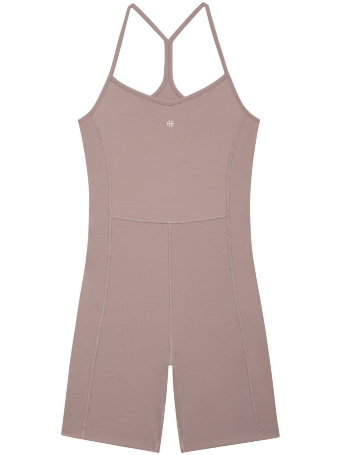 

ANINE BING спортивный комбинезон Val One Piece, розовый
