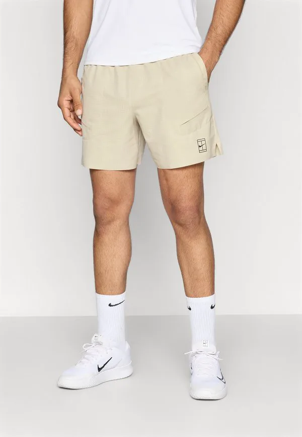 Спортивные шорты nikecourt advantage с коротким принтом Nike Performance, Desert Khaki/Black
