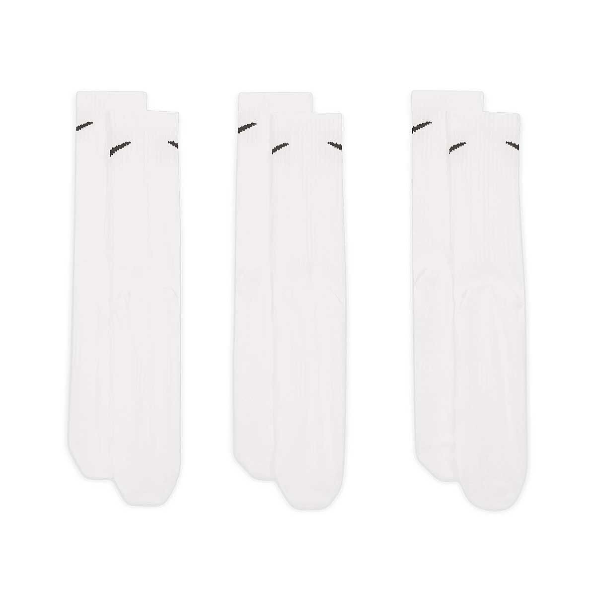 Носки EVERYDAY LIGHTWEIGHT TRAINING CREW SOCKS (3 PAIRS) Nike, цвет Weiß/Schwarz — фото 4