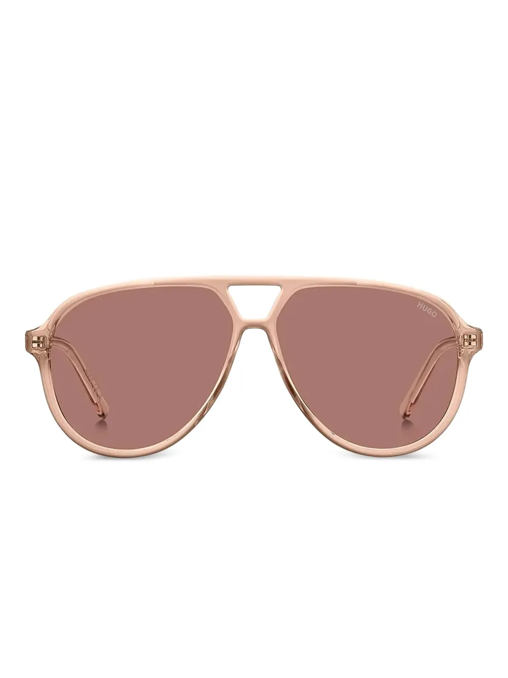 

Солнцезащитные очки-пилоты Hugo, розовый