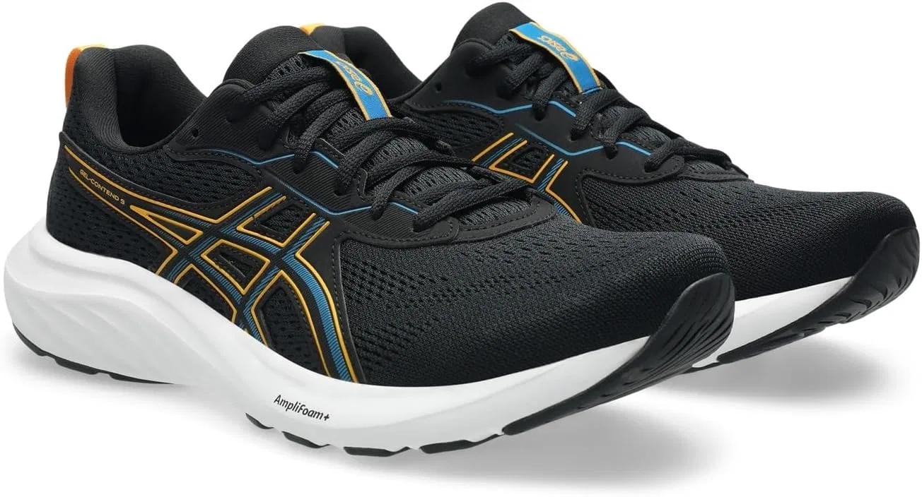 Кроссовки ASICS Gel-Contend 9, Black Yamabuki — фото 4