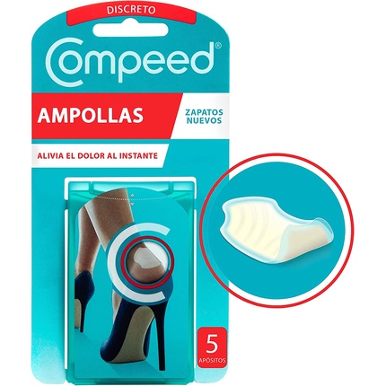 

Compeed Blister Plasters for New Shoes 5 гидроколлоидных пластырей 4,2 x 6,8 см