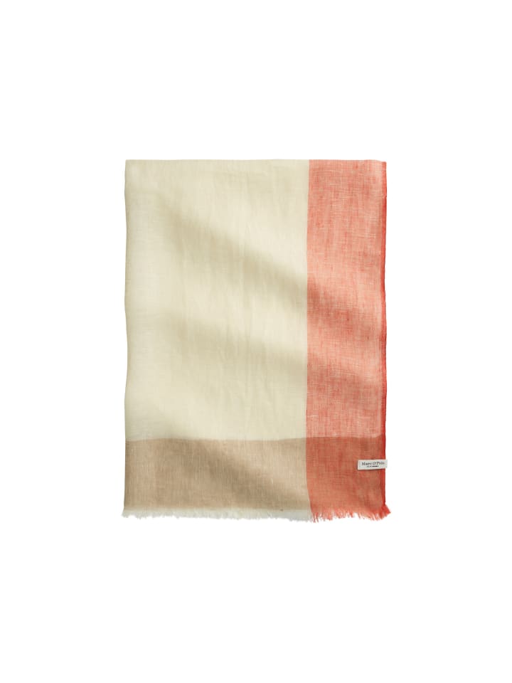 

Шарф Marc O'Polo, цвет multi/burnt red