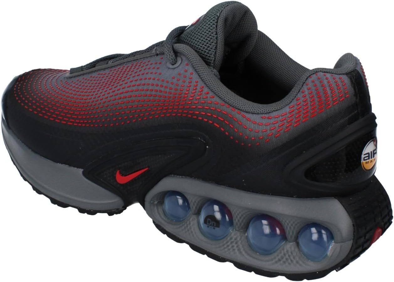 Кроссовки Nike Air Max DN (HM0708-001, черный/светло-дымчатый серый/синий/белый), Black University Red Iron Grey 002 — фото 2
