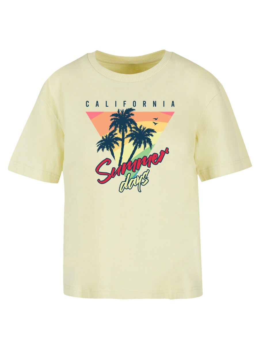 

Футболка F4NT4STIC California Palmen Retro, Light yellow