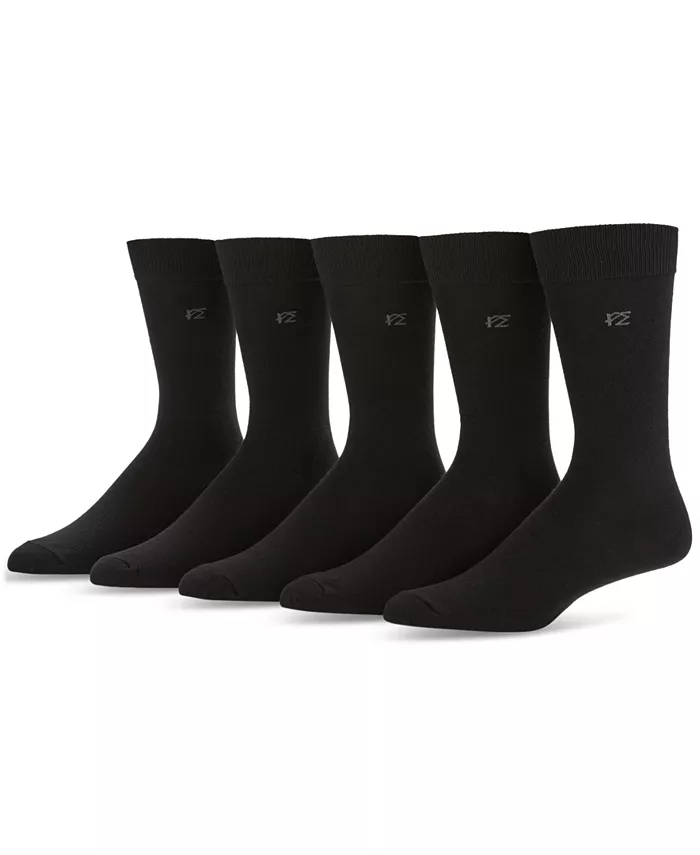 

Мужские плоские вязаные носки-гольфы, 5 пар Perry Ellis Portfolio, черный