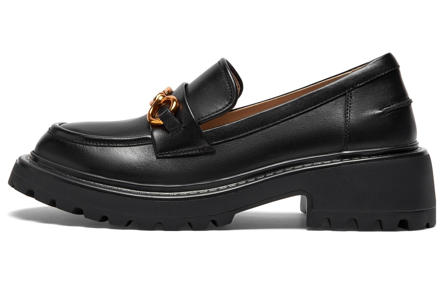 

Лоферы женские с низким верхом Joypeace, цвет Black leather