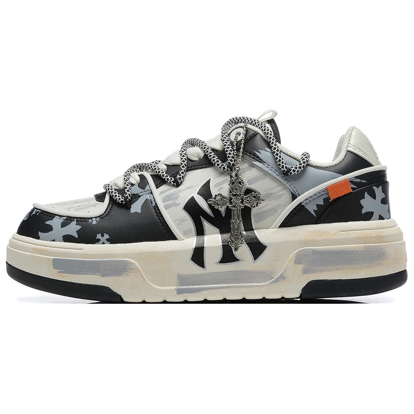 

Кроссовки MLB Chunky Liner Skateboarding Shoes Unisex Low-top Black, черный