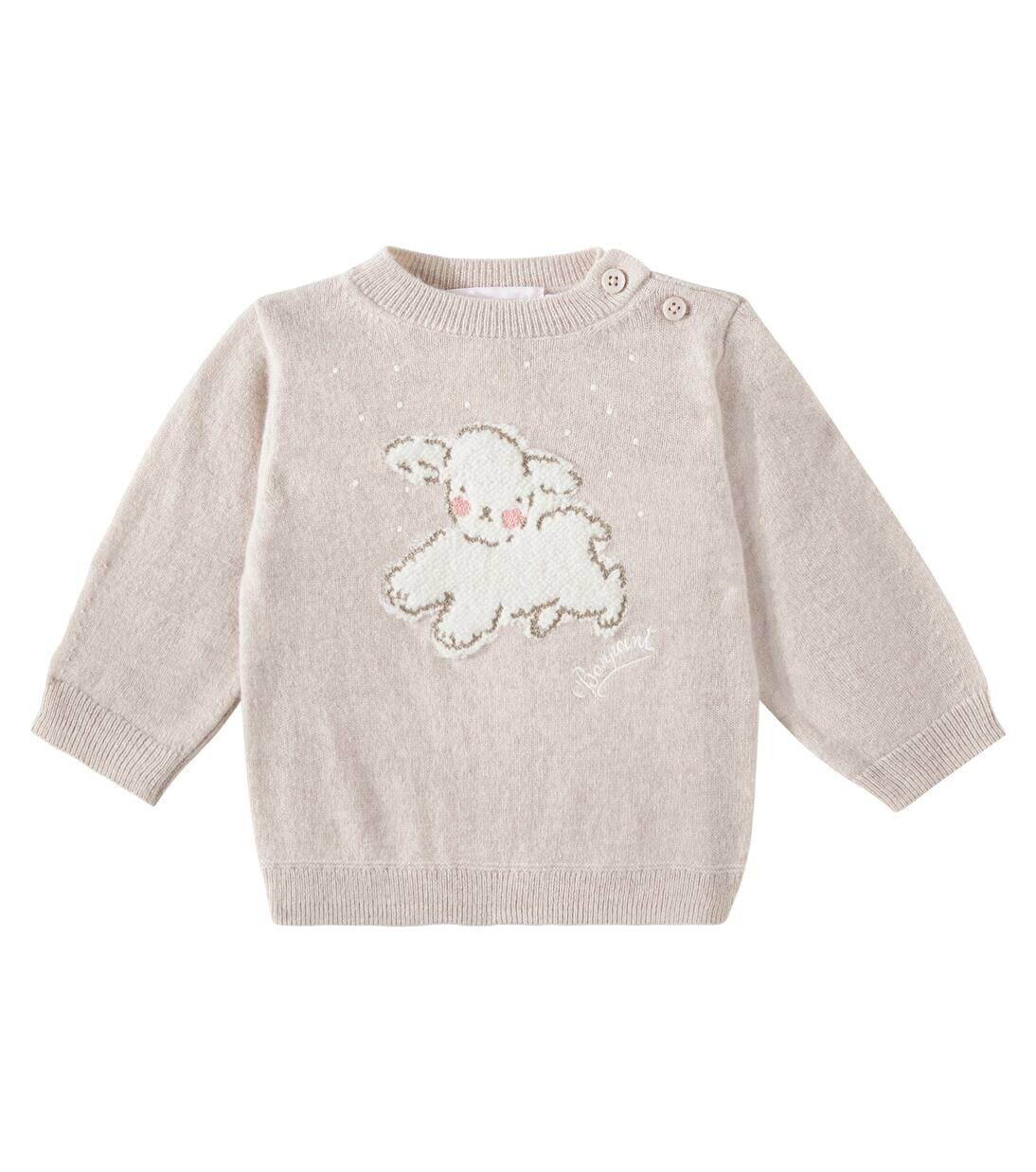 

Шерстяной свитер Baby Almire Bonpoint, цвет beige chine