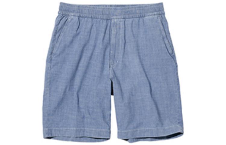 

UNIQLO Повседневные шорты унисекс небесно-голубого цвета