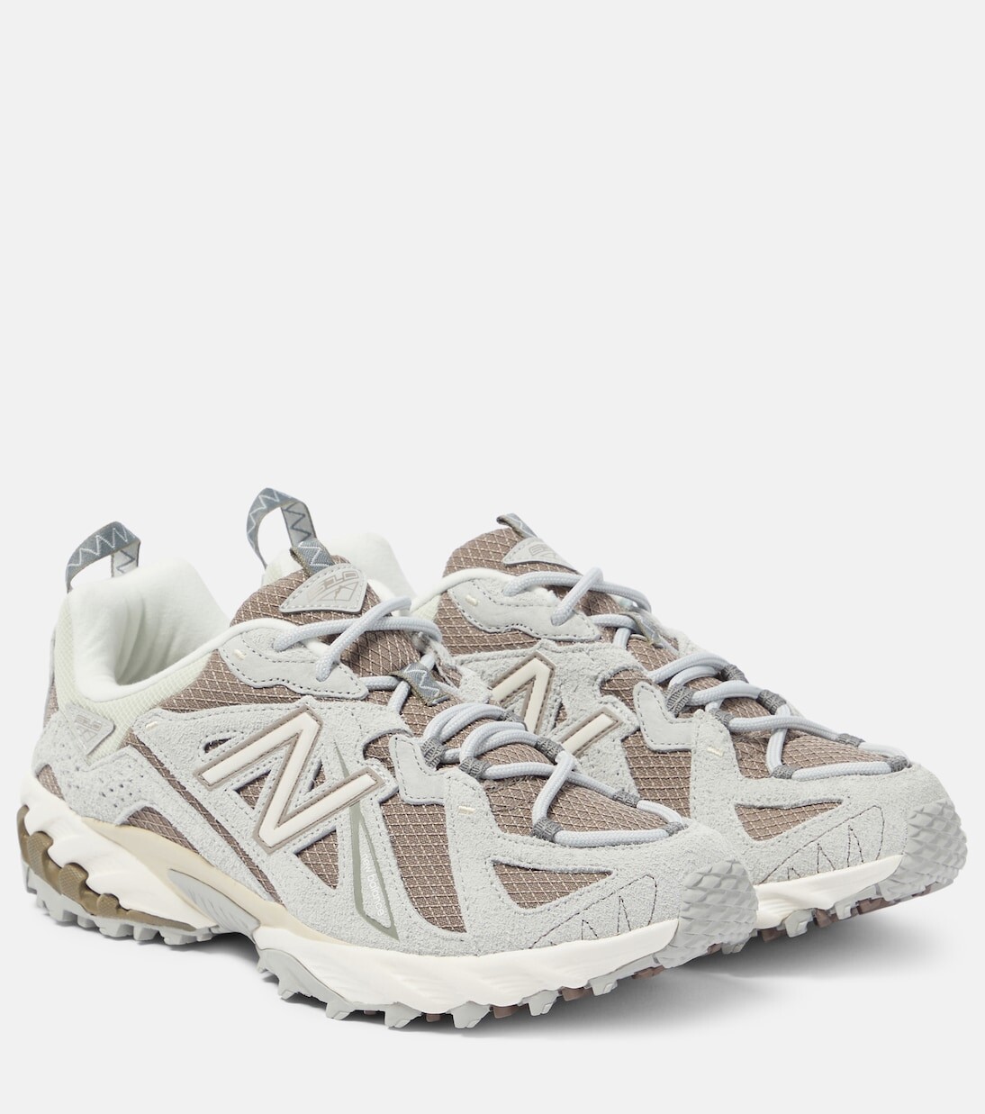 Кроссовки 610v1 с кожаной отделкой New Balance, серый