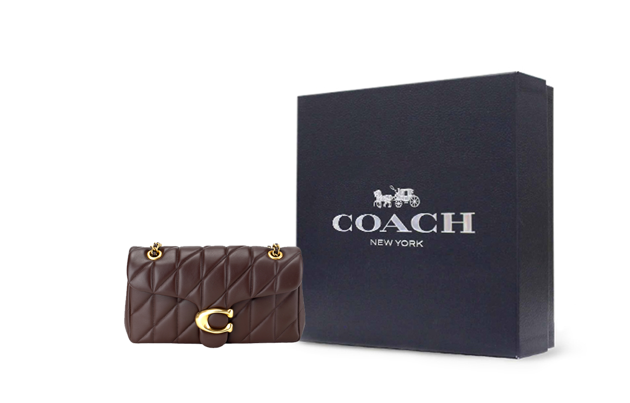 

Сумка через плечо Tabby Nappa Leather Crossbody Bag, средняя, женская, Maple COACH