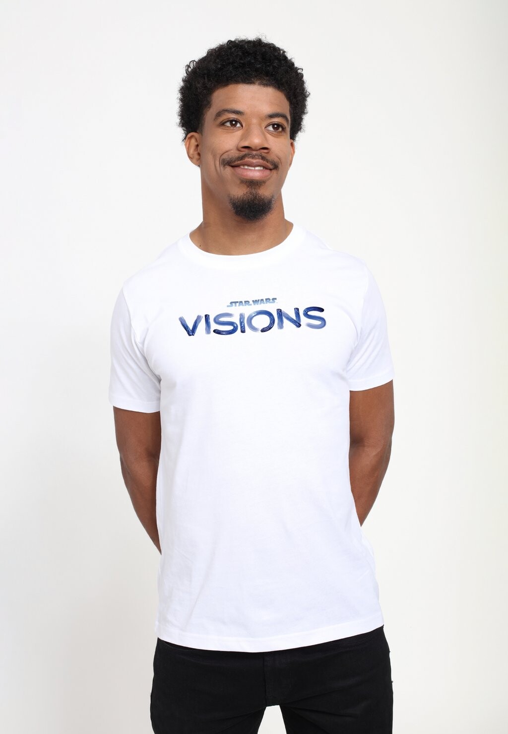 

Футболка с принтом STAR WARS: VISIONS BLUE STVISION LOGO Star Wars, белый