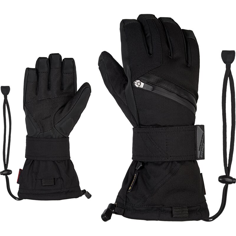 

Перчатки mare gtx + gore plus warm glove sb Ziener, черный