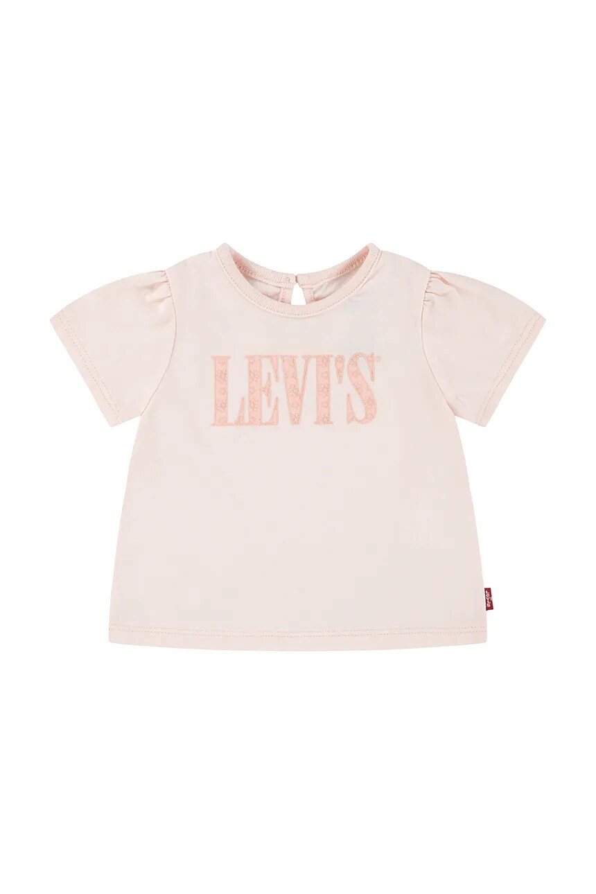

Футболка baby SS SMOCKED SLV TEE Levi'S, розовый