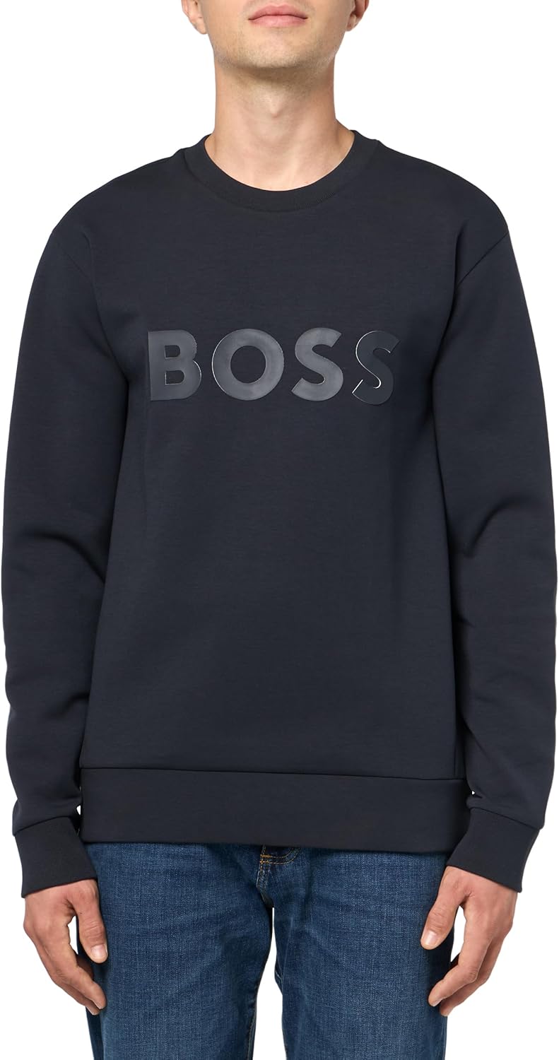 

Мужской свитер Hugo Boss Salbo Iconic Logo Crewneck, синий