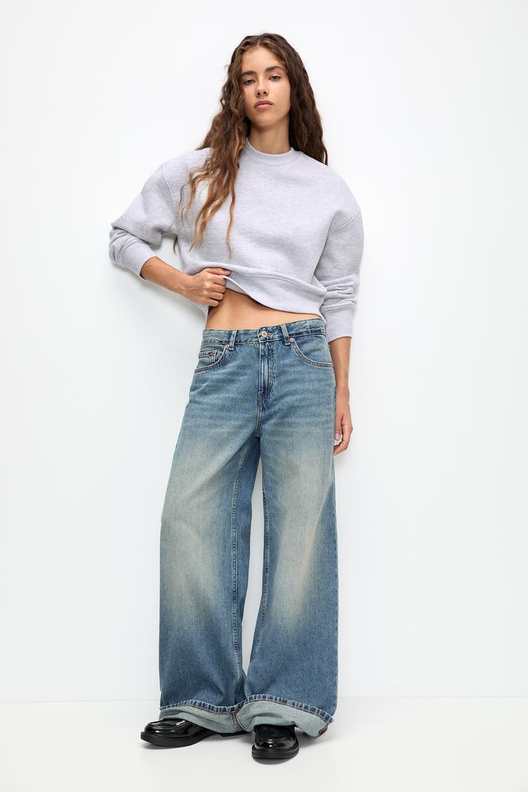 

Базовая толстовка Pull And Bear, серый