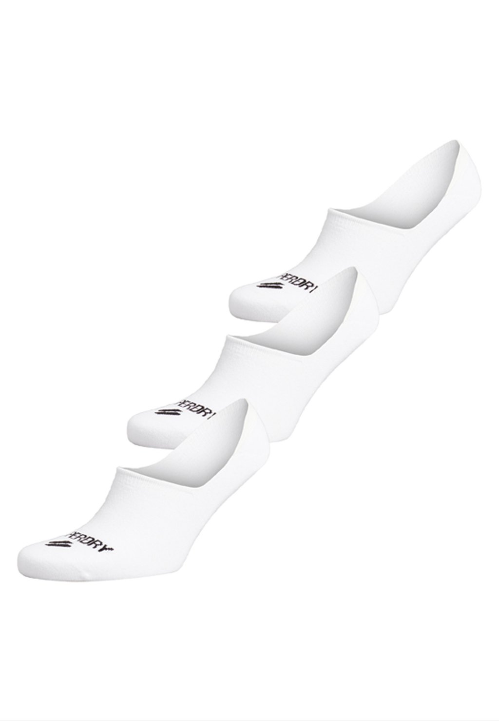 

Носки SPORT COOLMAX NO SHOW PACK OF 3 Superdry, белый