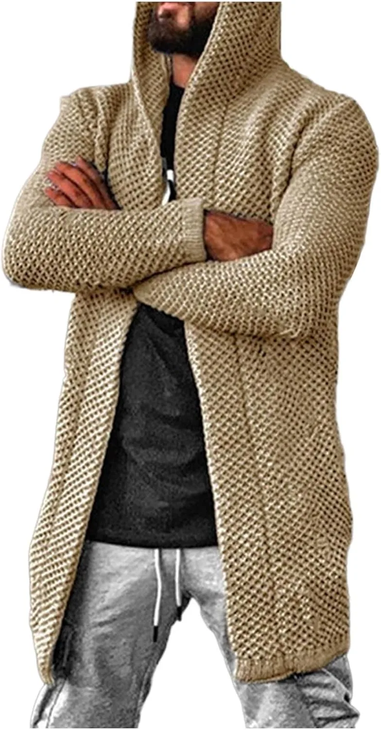 

Мужской кардиган с капюшоном Casual Fashion