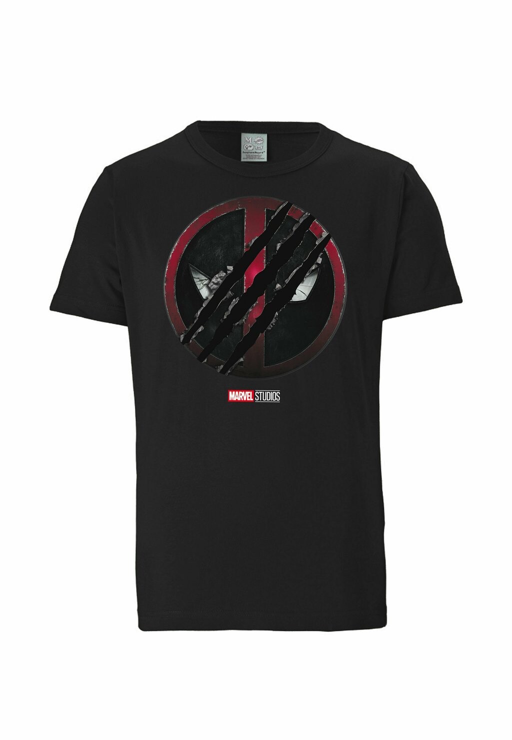 

Футболка с принтом MARVEL DEADPOOL WOLVERINE LOGOSHIRT, черный