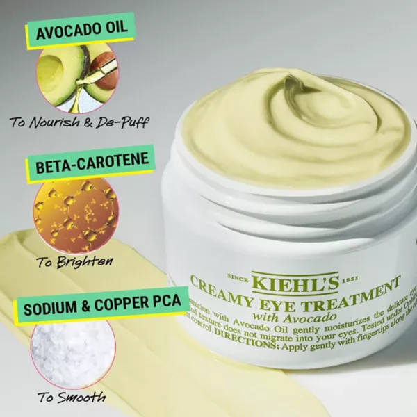 Увлажняющий крем для кожи вокруг глаз Kiehl'S с маслом авокадо, 15 мл — фото 3