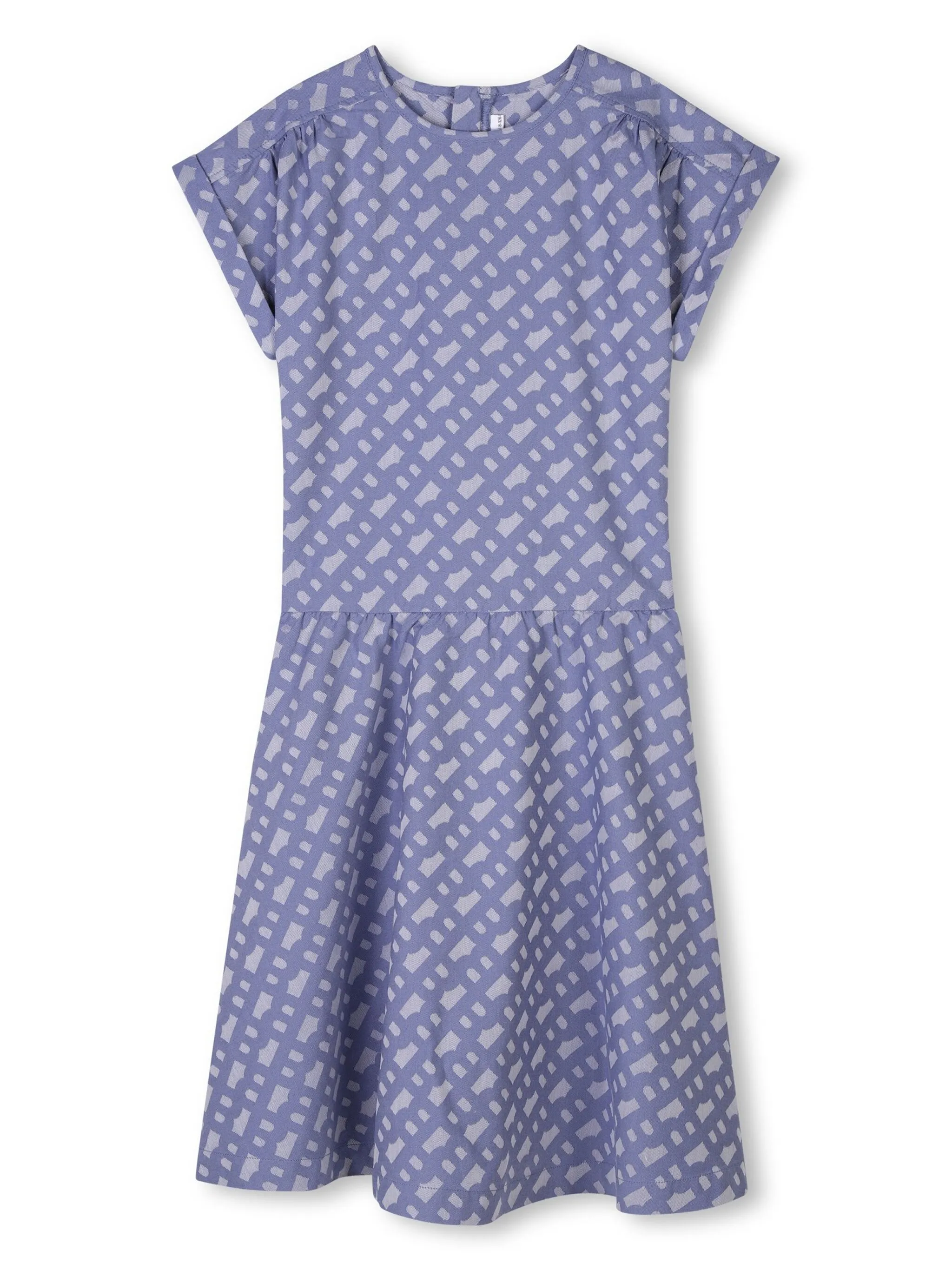 

Платье с монограммой Boss Kidswear, синий