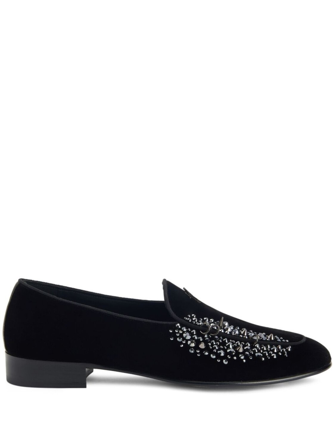 

Giuseppe Zanotti лоферы Alvaro с заклепками, черный