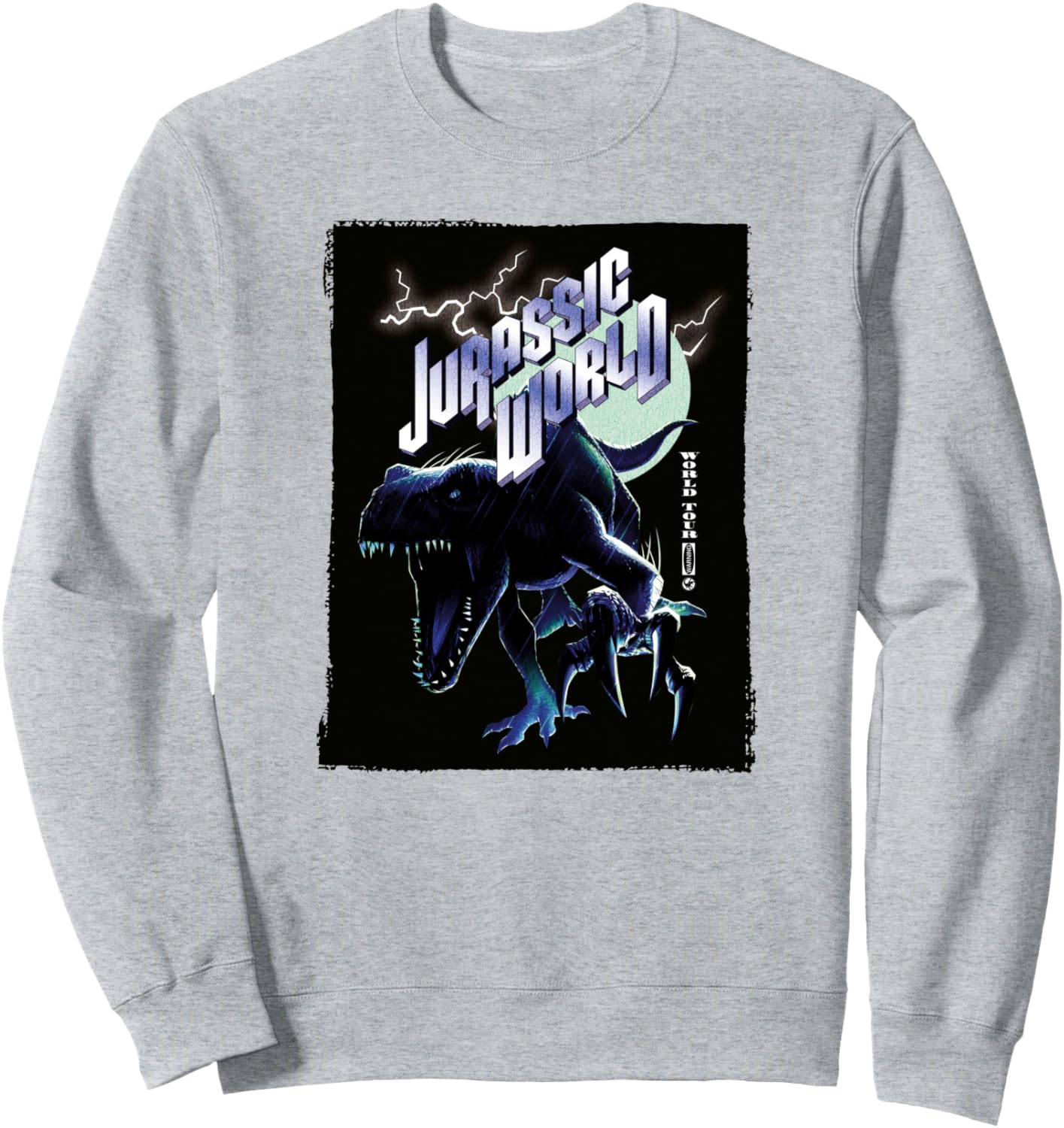 

Jurassic World JURASSIC WORLD (WORLD TOUR) Толстовка Jurassic Park, серый