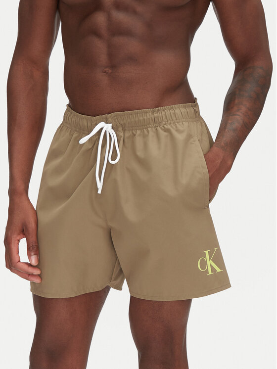 

Плавки-Шорты обычного кроя KM0KM01101 Calvin Klein Swimwear, хаки