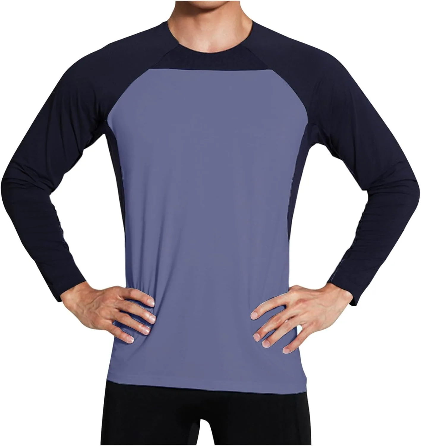 

Футболка для тренировок с длинным рукавом, влагоотводящая, UPF 50+