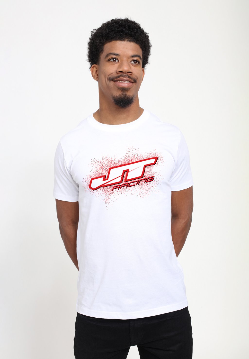 

Футболка с принтом JT RACING SPLATTER LOGO Henry Tiger, белый
