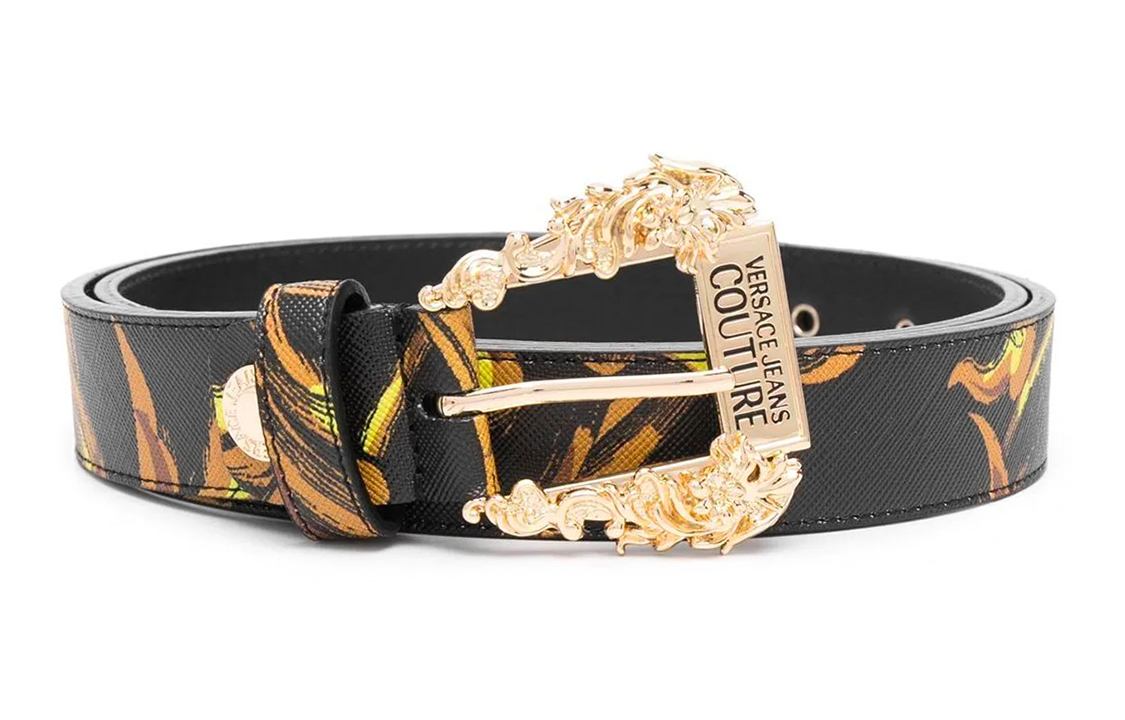 

VERSACE JEANS COUTURE Роскошный барочный пояс, Black/Yellow