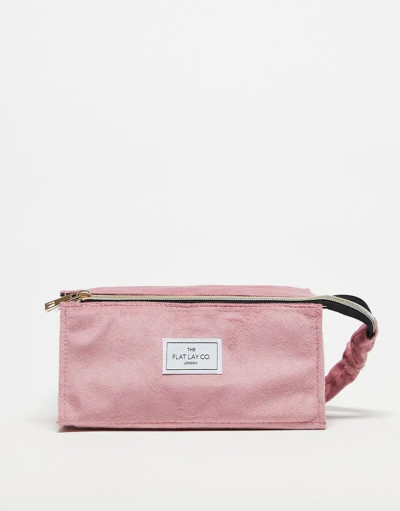 

Сумка-коробка для макияжа Flat Lay Co. - розовый бархат Flat Lay Company