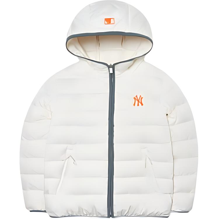 

Короткая пуховая куртка FW22 унисекс белая MLB
