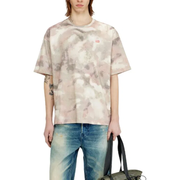 Футболка с круглым вырезом Diesel Multicolor — фото 3