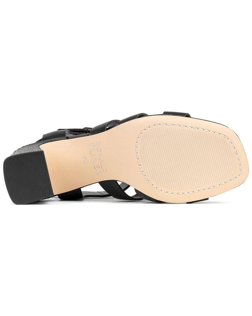 Donald Pliner Dashira Leather Sandal, черный — фото 4