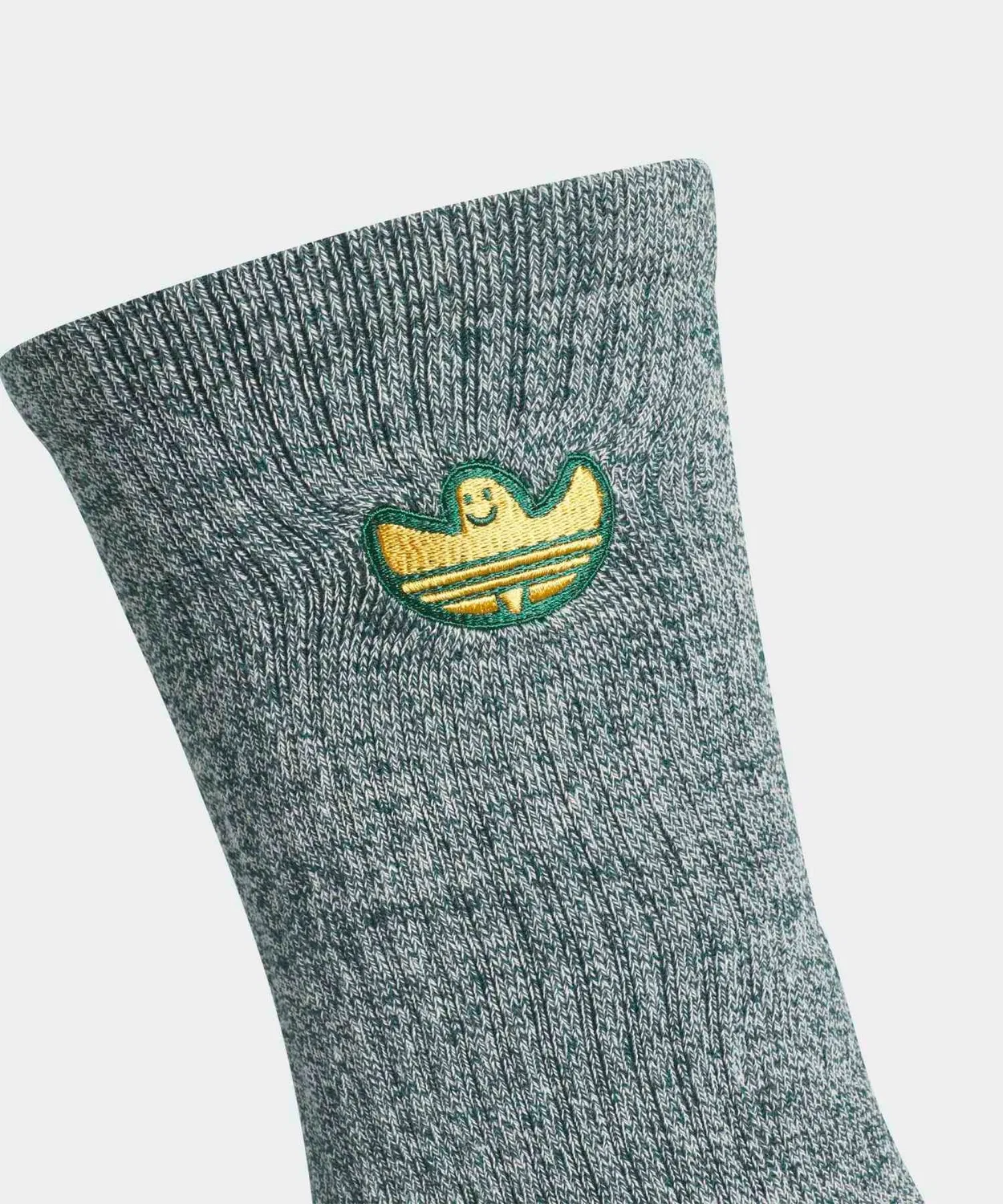 Носки adidas Originals скейтбординг Марк Гонзалес артворк, хлопок, зеленые — фото 3