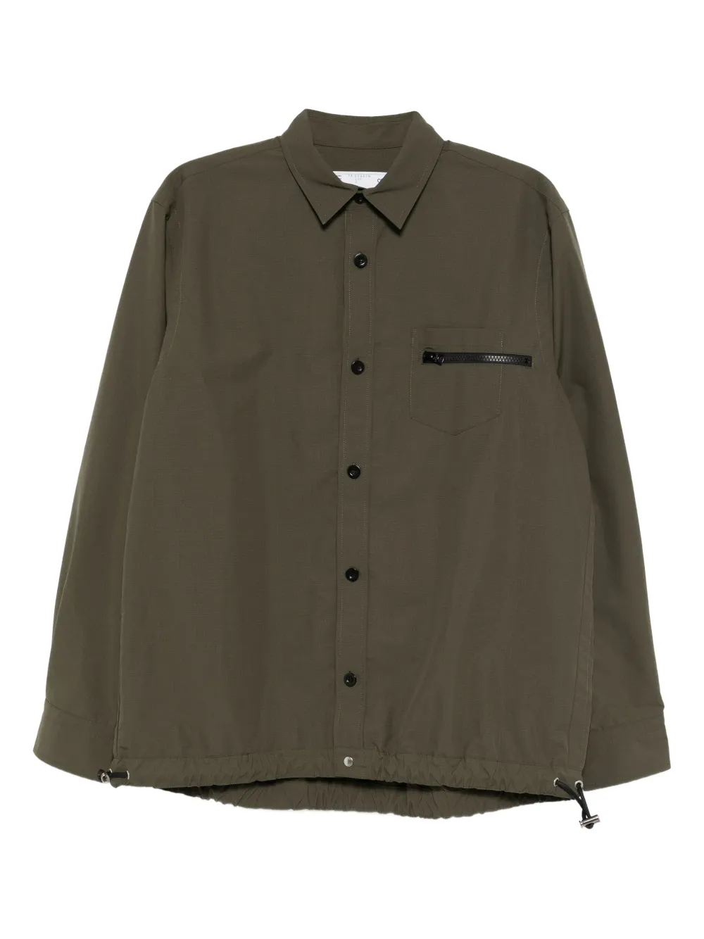 

Поплиновая рубашка SACAI, зеленый