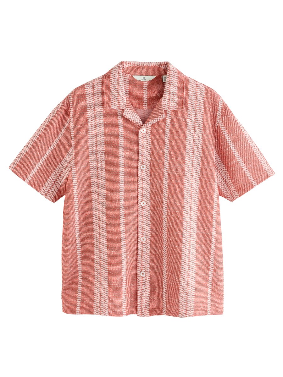 

Рубашка на пуговицах классического кроя Next, цвет Cranberry/Light red
