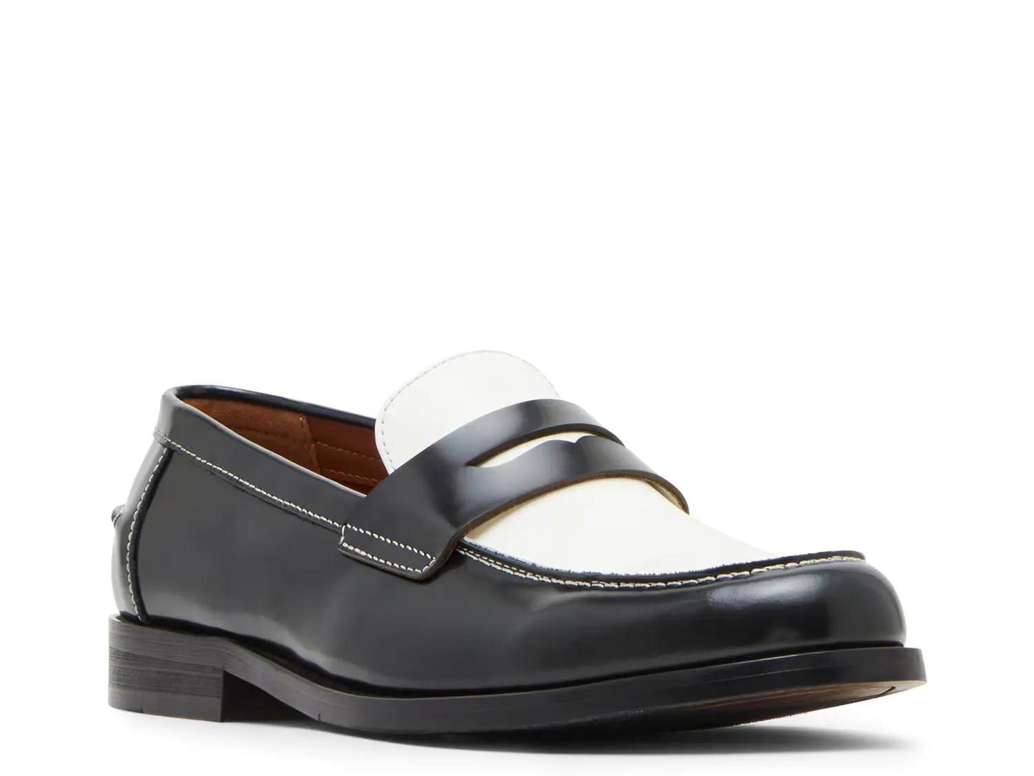 

Лоферы Natan Penny Loafer Steve Madden, черно-белый