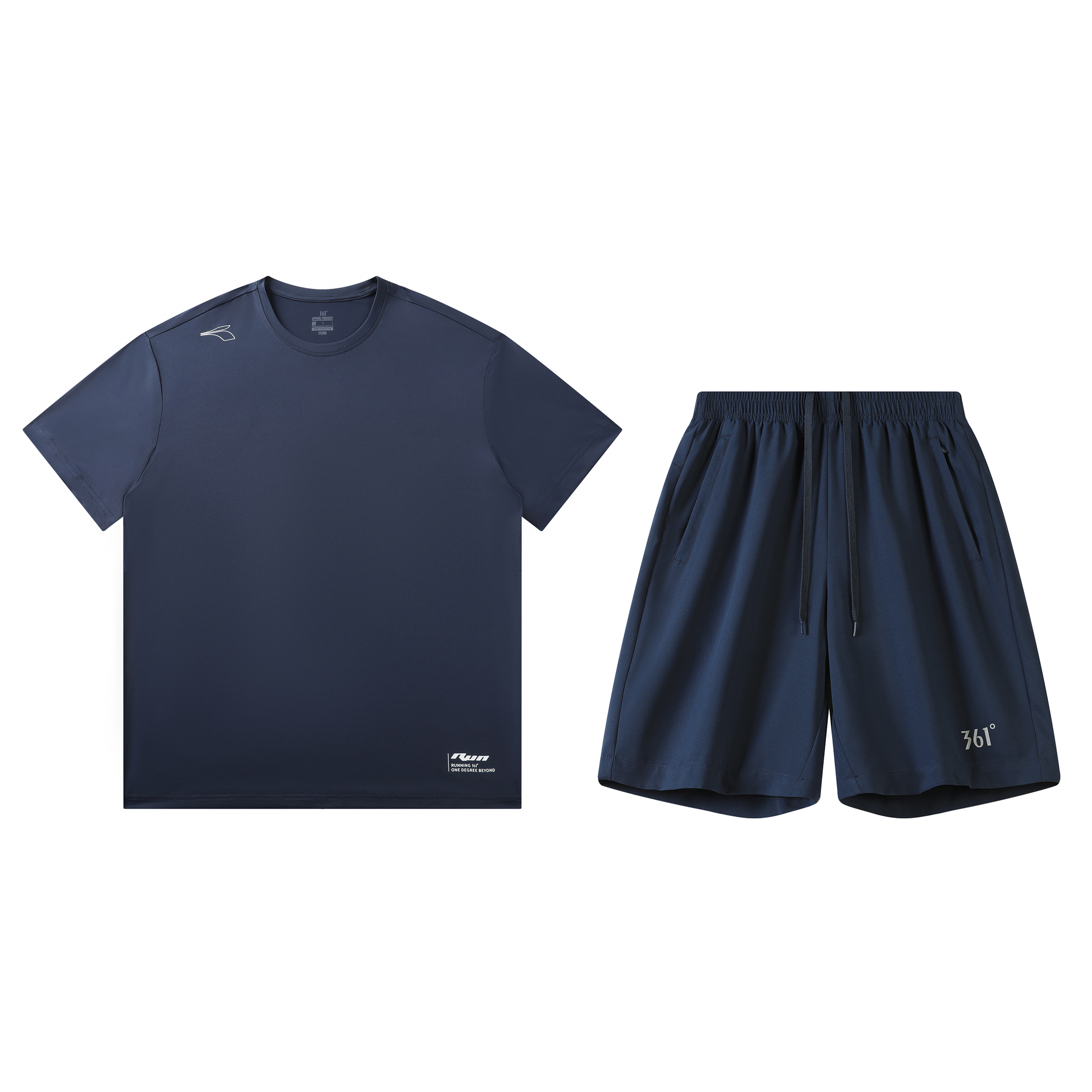 

Тонкий футболка Casual Sportswear Unisex с круглым вырезом 361°, classic темно-синий/deep ink синий