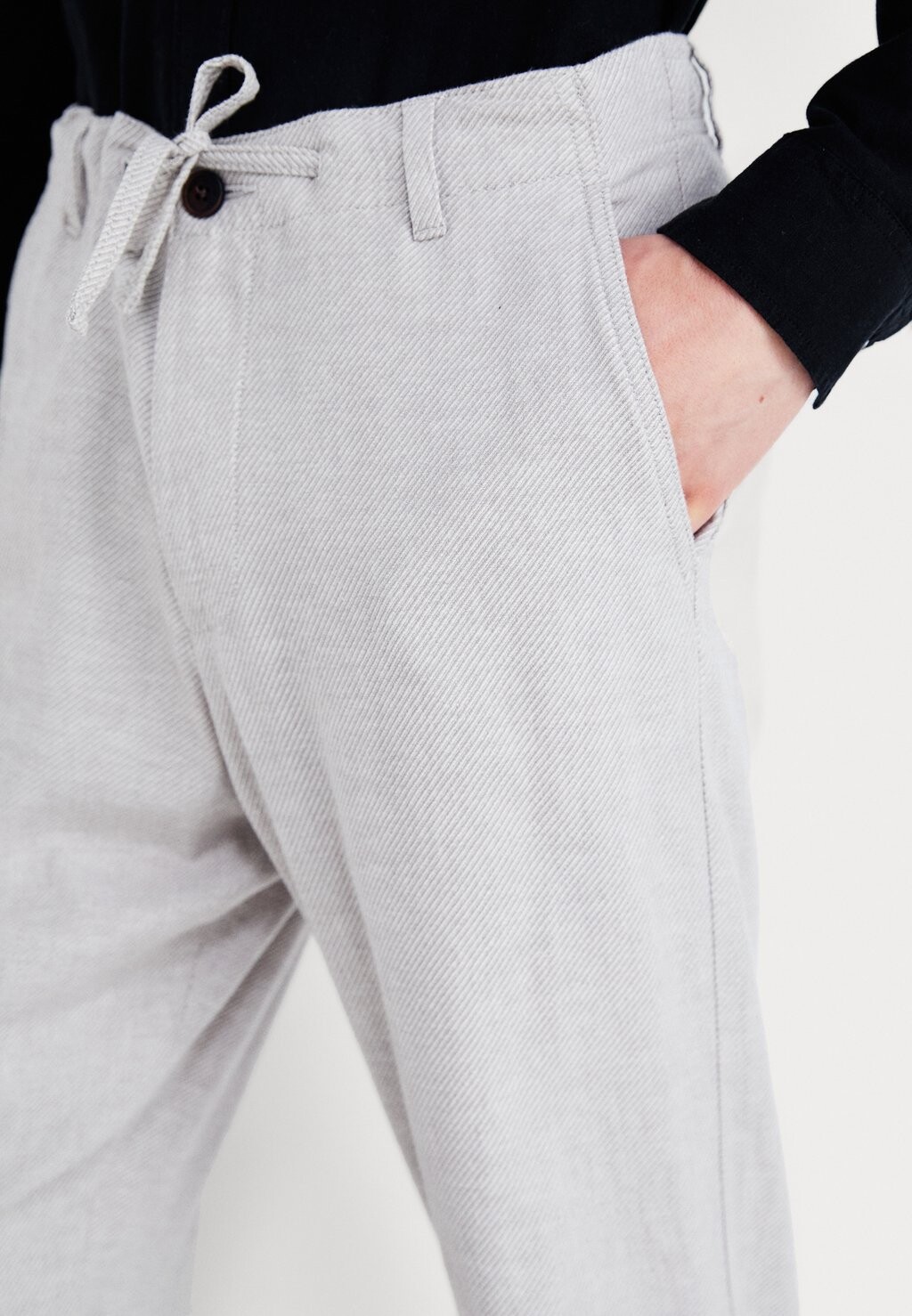 

Брюки Tape Brody Pant Selected, кремнево-серый/смешанный цапля